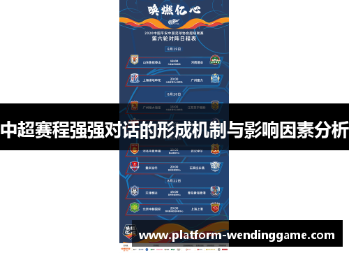 中超赛程强强对话的形成机制与影响因素分析